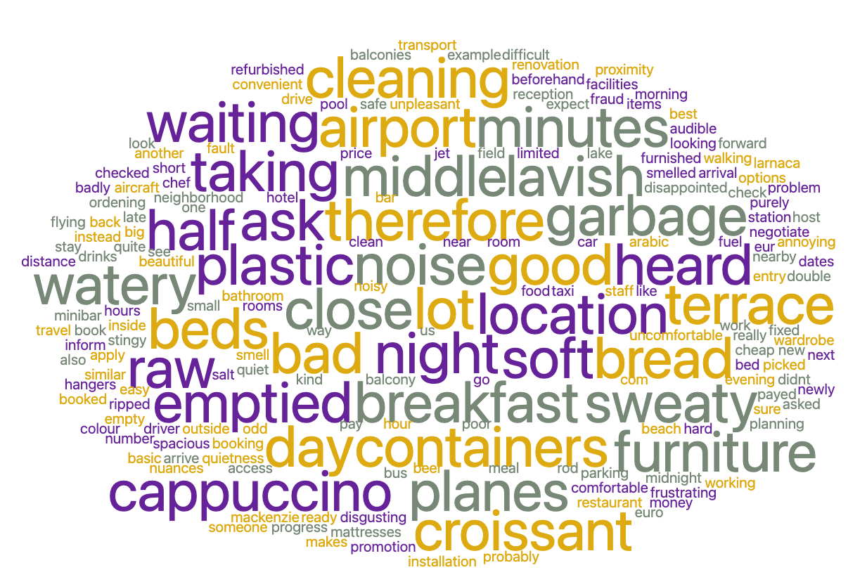Negative Review Topics