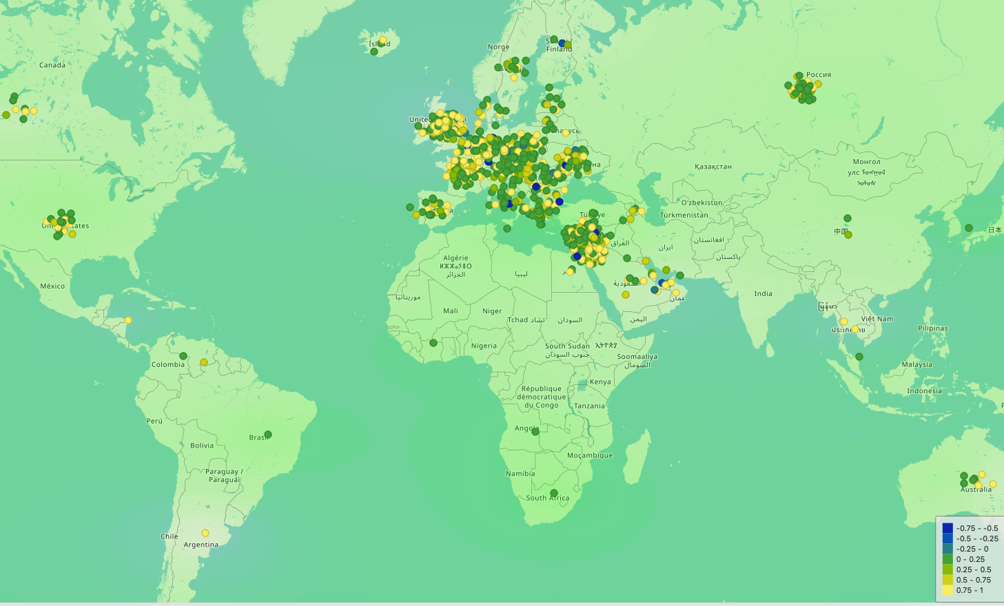 Country Sentiment Overview